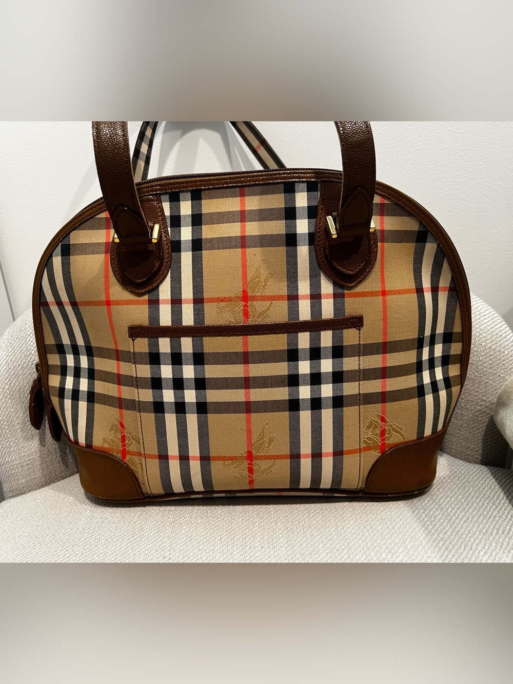 Vintage Burberry Nova Check Shoulder Purse and Wallet Set - Picture 5 of 16